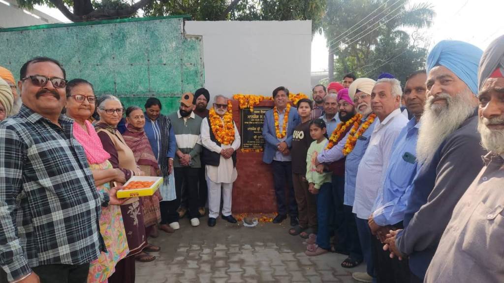 MLA Brahm Shankar Jimpa inaugurated the construction of streets in Ward 8